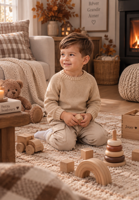 Baby and Boy Cargo Pants – Autumn-Winter
