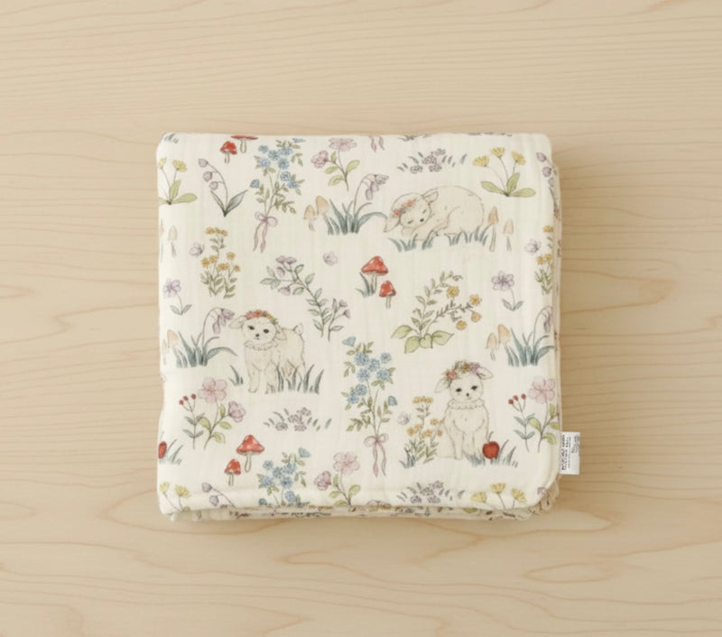 Load image into Gallery viewer, Soft &amp; light organic cotton and bamboo baby muslin – Kali
