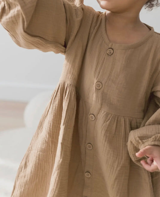 Robe à manches bouffantes Acorn coton bio