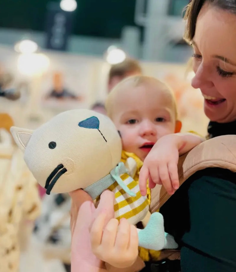 Chargez l'image dans la visionneuse de la galerie, Peluche faite mains Rémi cat
