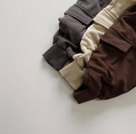 Pantalon enfant avec poche en coton doux et confortable – Modèle Kali
