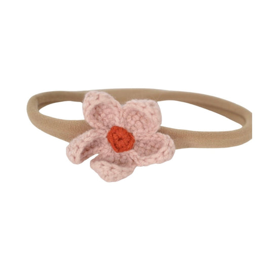 Bandeaux faits mains pour bébé avec fleur