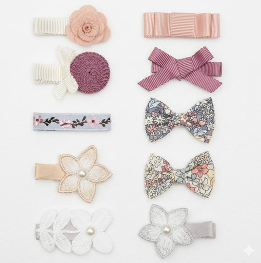 Clips à cheveux bébé fille – Kali April (10)