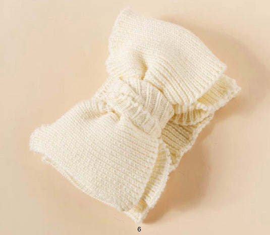 Bandeau noeud en tricot coton bio – Kali -