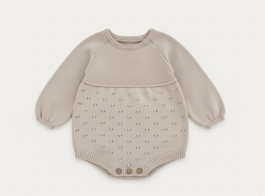 Combinaison bébé en tricot de coton douce et élégante – Kali
