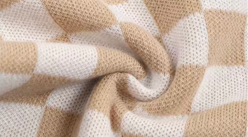 Chargez l'image dans la visionneuse de la galerie, Ensemble garçon tricot à carreaux Kali
