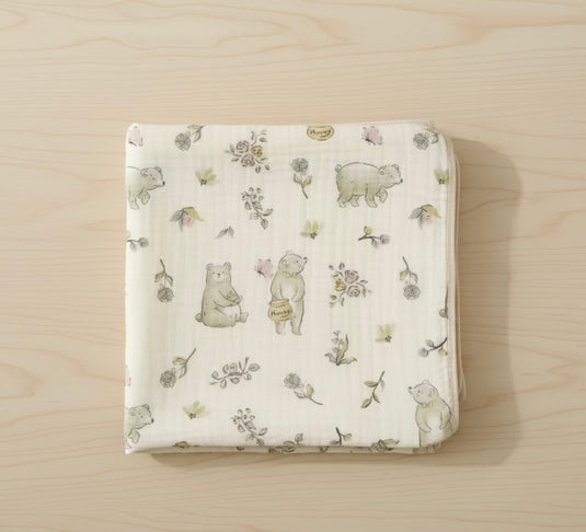 Mousseline bébé coton bio et bambou douce & légère – Kali