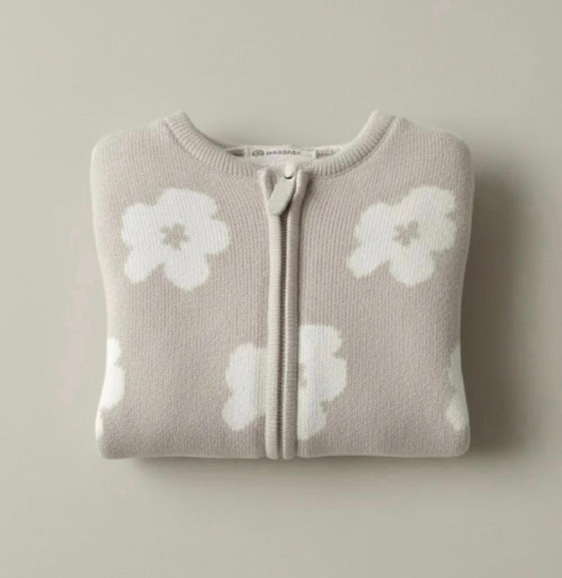 Load image into Gallery viewer, Baby girl floral hooded jumpsuit – Kali
