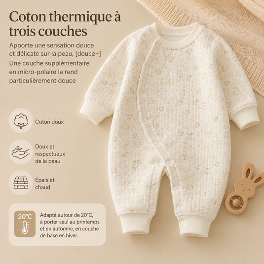 Combinaison unisexe en polaire et coton automne-hiver imprimé animal - Pré-commande