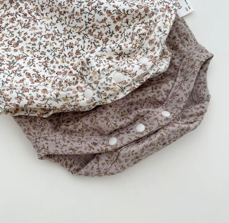 Chargez l&#39;image dans la visionneuse de la galerie, Ensemble bébé 3 pièces fleuri automne-hiver – Kali - Boutique Kaki Lilas
