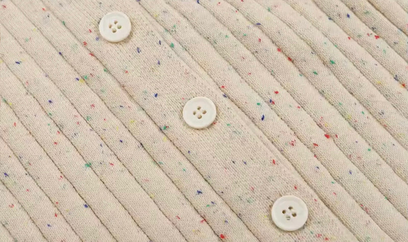 Load image into Gallery viewer, Baby girls' long-sleeved mottled cotton romper
