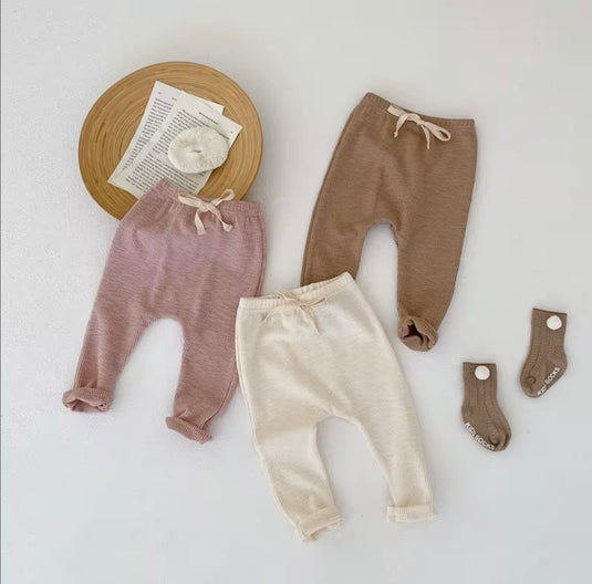 Legging bébé d’automne en coton doux et extensible – Modèle Kali