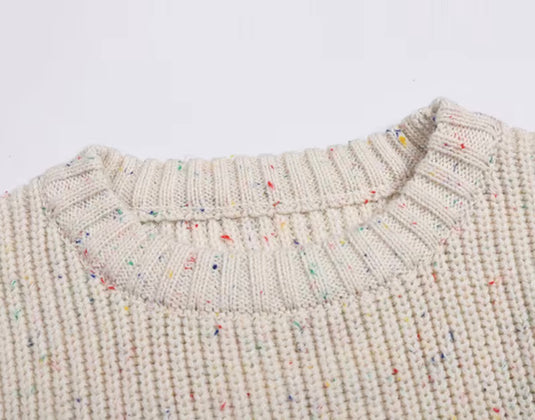 Pull en tricot 100 % coton pour garçon – Collection Kali (2 couleurs) | - Boutique Kaki Lilas