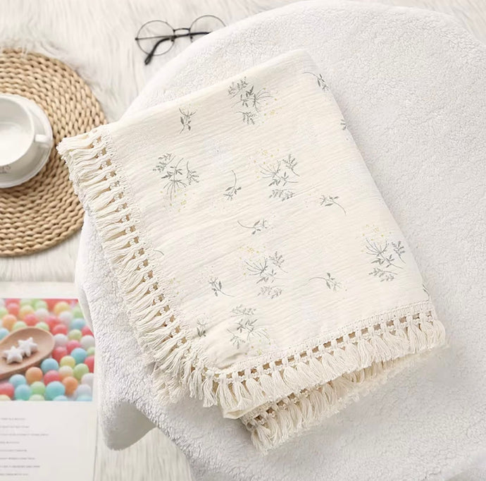 Mousseline bébé 100 % coton à motifs – Kali