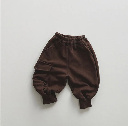 Pantalon enfant avec poche en coton doux et confortable – Modèle Kali