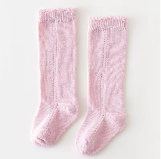 Chaussettes hautes bébé fille coton doux – automne – Kali
