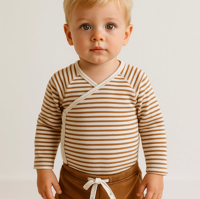Combi-pantalon bébé garçon – Modèle Kali en coton doux et confortable