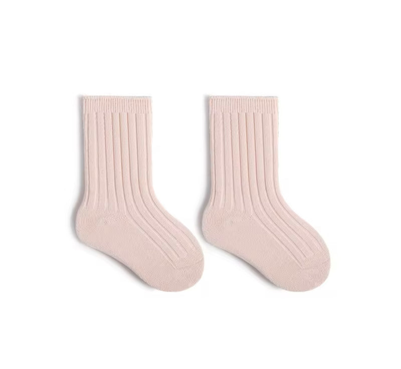 Chargez l&#39;image dans la visionneuse de la galerie, 🧦 Chaussettes en coton peigné pour bébé et enfants – Douces, confortables et stylées - Boutique Kaki Lilas
