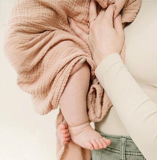 Trio de mousselines en coton doux pour bébé – Modèle Kali
