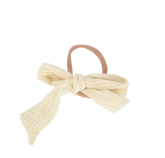 Bandeau boucle mousseline / nylon