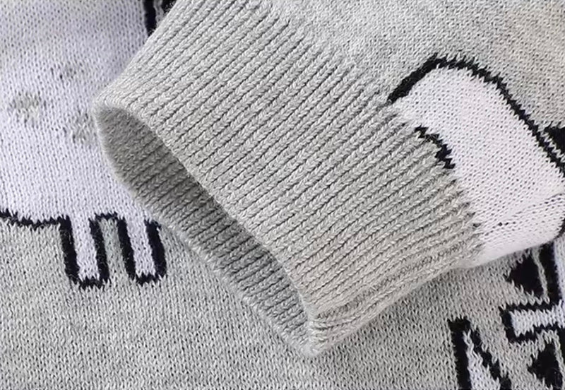 Chargez l'image dans la visionneuse de la galerie, Combinaison bébé garçon en tricot de coton doux avec bonnet – Kali
