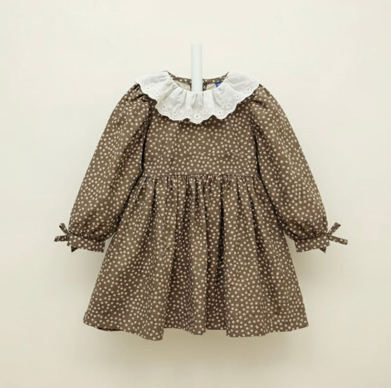 Chargez l&#39;image dans la visionneuse de la galerie, Robe coton fleurie d’automne – Kali
