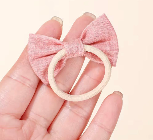 Patterned fabric hair bows – Autumn-Winter