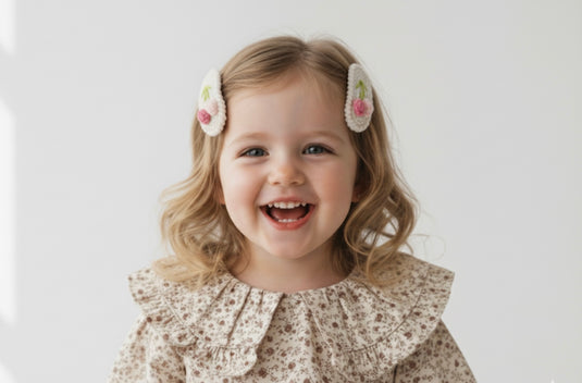 Ensemble de 5 jolis clips à cheveux bébé fille – Kali June