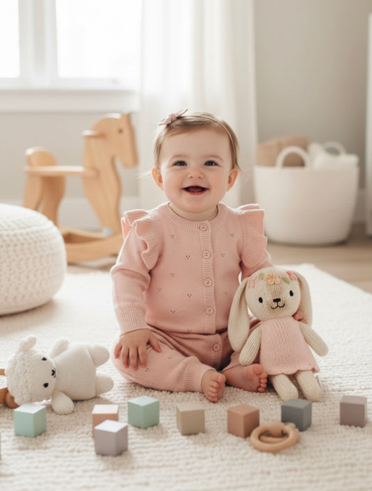Combinaison bébé en tricot de coton Kali