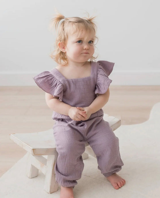 Combinaison Flutter Lilas coton bio