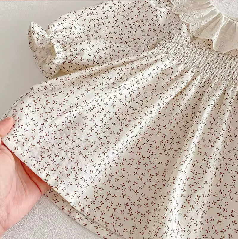 Load image into Gallery viewer, Autumn Floral Cotton Dress – Autumn-Winter
