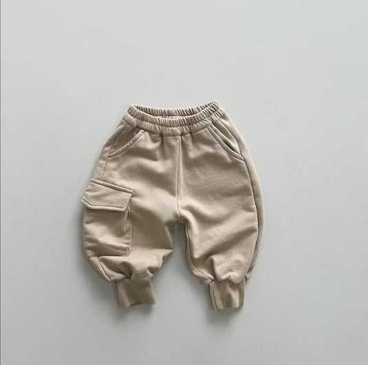 Pantalon enfant avec poche en coton doux et confortable – Modèle Kali