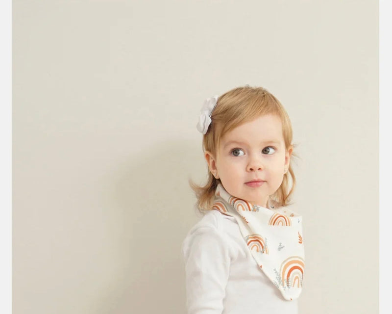 Chargez l&#39;image dans la visionneuse de la galerie, Ensemble de 3 bavoirs bandana bébé en coton – Kali
