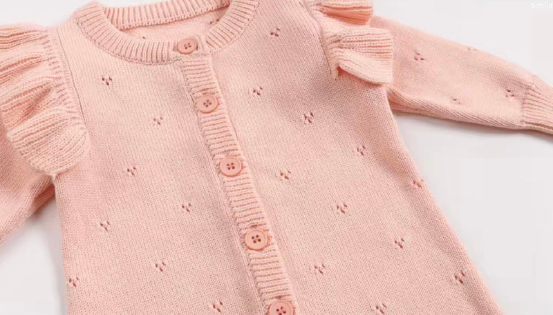 Chargez l&#39;image dans la visionneuse de la galerie, Combinaison bébé en tricot de coton Kali
