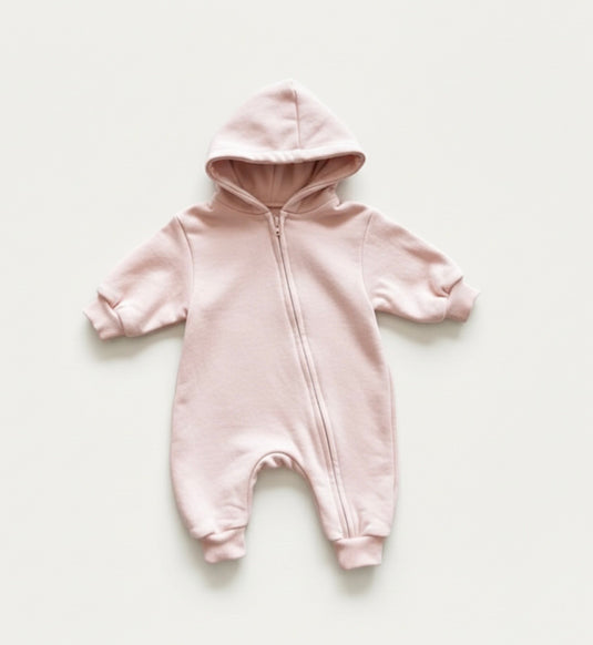 Combinaison bébé en coton bébé manches longues zippée – Kali