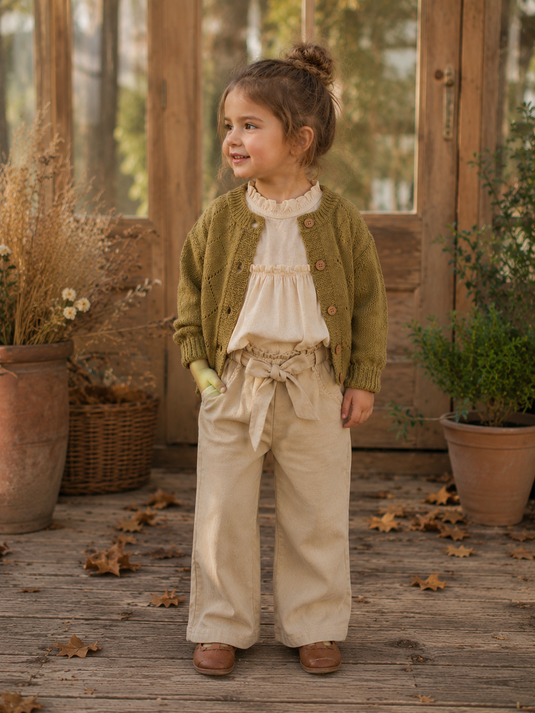 Pantalons Bohèmes Chics d’automne-hiver pour filles - Pré-commande