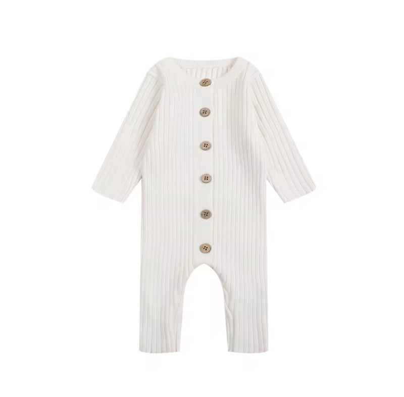 Load image into Gallery viewer, Soft, long-sleeved knitted baby romper – Kali A/W
