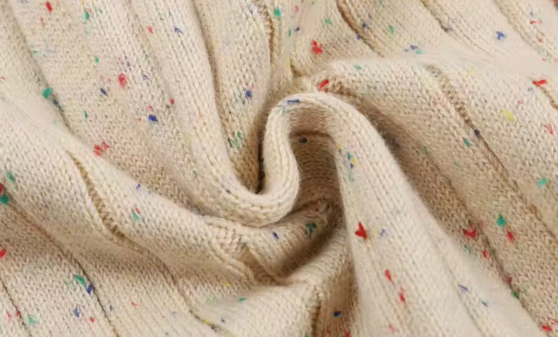 Chargez l'image dans la visionneuse de la galerie, Barboteuse bébé en coton manches longues motif moucheté – Kali
