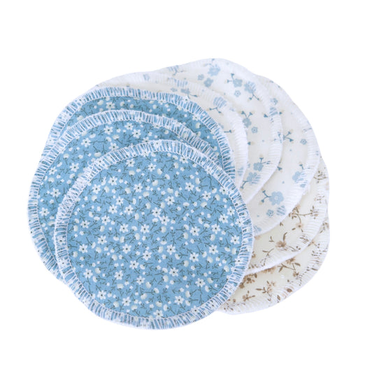 Lingettes démaquillantes en coton et ratine de bambou