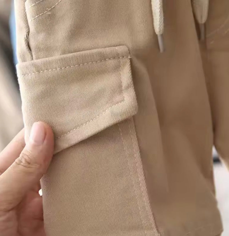 Load image into Gallery viewer, Baby and Boy Cargo Pants – Autumn-Winter
