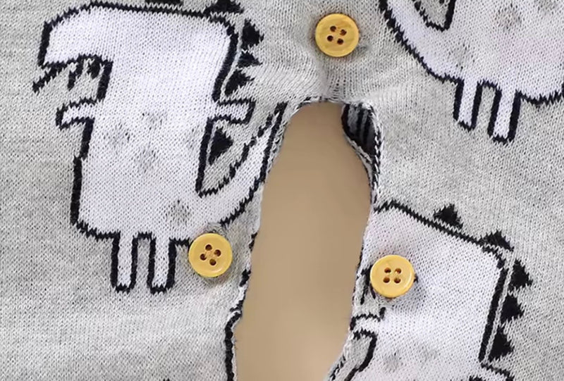 Chargez l'image dans la visionneuse de la galerie, Combinaison bébé garçon en tricot de coton doux avec bonnet – Kali

