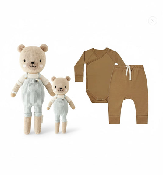 Combi-pantalon bébé garçon coton doux – Kali