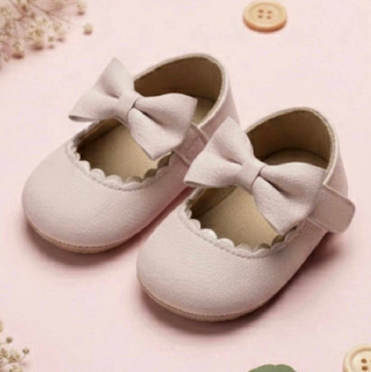 Chaussures bébé fille Mary Jane en cuir souple