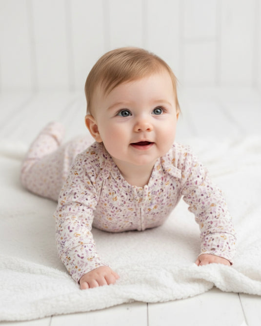 ✨ –25 % sur nos barboteuses Kaki Lilas ✨