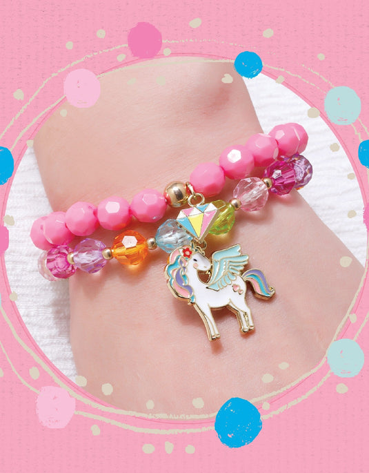 DUO DE BRACELETS - SOUHAITS DE LICORNE - GIRL NATION