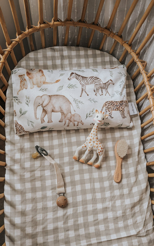 TAIE D'OREILLER POUR ENFANT - SAVANNAH - VEILLE SUR TOI