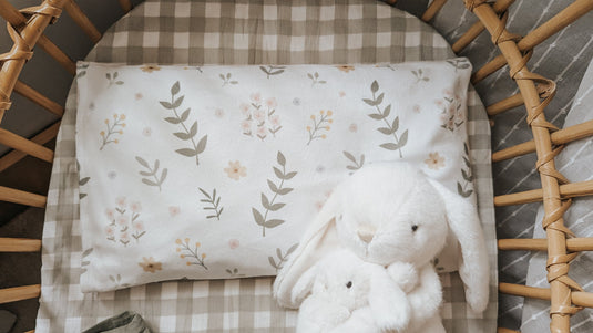 TAIE D'OREILLER POUR ENFANT - FLEURS DES CHAMPS - VEILLE SUR TOI