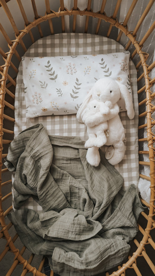 TAIE D'OREILLER POUR ENFANT - FLEURS DES CHAMPS - VEILLE SUR TOI