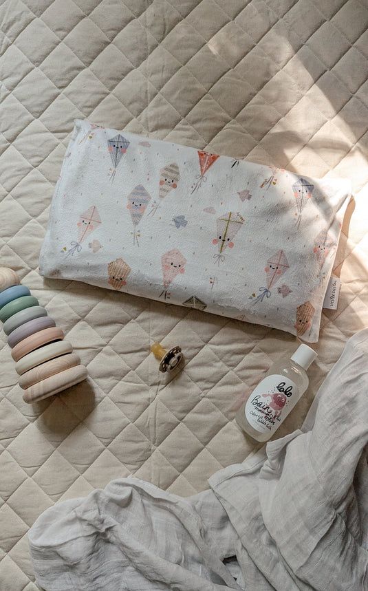 TAIE D'OREILLER POUR ENFANT - CERF-VOLANT - VEILLE SUR TOI