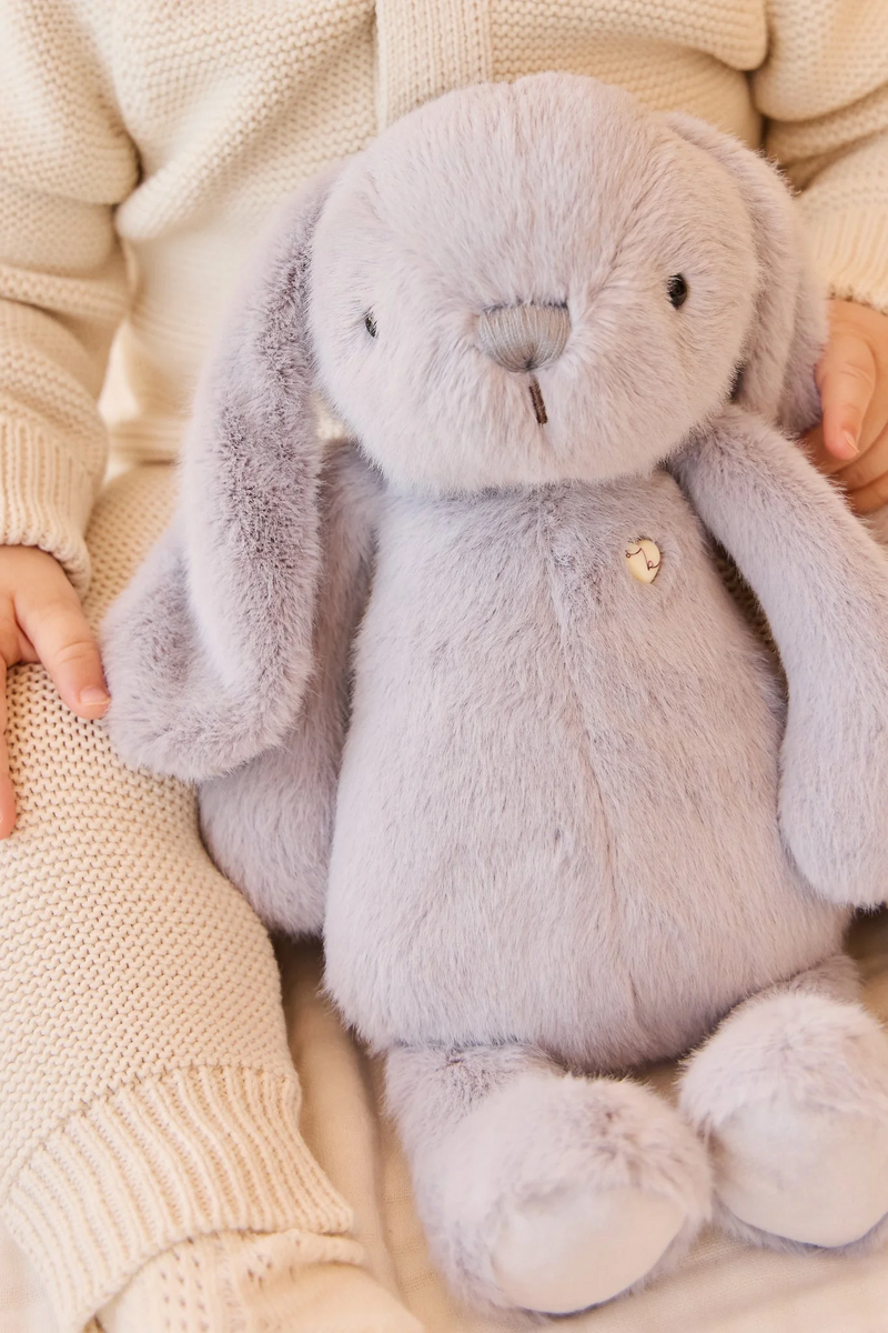 Load image into Gallery viewer, PELUCHE PÉNÉLOPE LE LAPIN 30CM - SILVER - SNUGGLE BUNNIES
